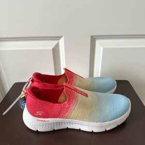Skechers Women’s Go Walk Flex Stretch Fit Sneakers Cali Sunset Size 11